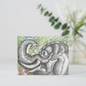 Carte Postale esprits éléphants (Debout devant)