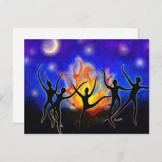 Carte Postale Esprits élevés (Devant / Derrière)