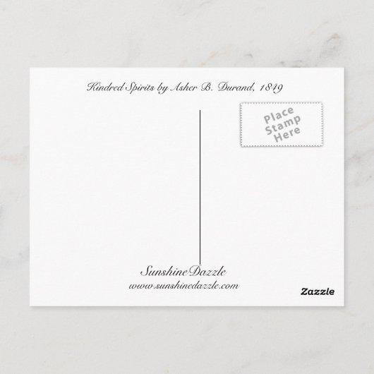 Carte Postale Esprits gentils (Dos)