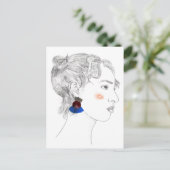 Carte Postale Esquisse d'aperçu - Portrait (Debout devant)