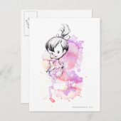 Carte Postale Esquisse d'aquarelle PEBBLES™ (Devant / Derrière)