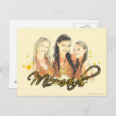 Carte Postale Esquisse de sirène (Devant / Derrière)