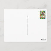 Carte Postale Esquisse Imaginaire Art - Fleurs Abstraites 3 (Dos)