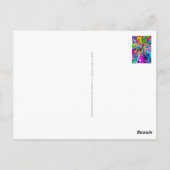 Carte Postale Esquisse Imaginaire Art - Neon Abstrait Maj 1 (Dos)