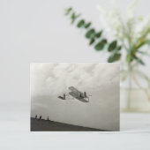 Carte Postale Essai de planeur Vol Aviation Wright Brothers (Debout devant)