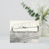 Carte Postale Essais de planeur des frères Wright (Debout devant)