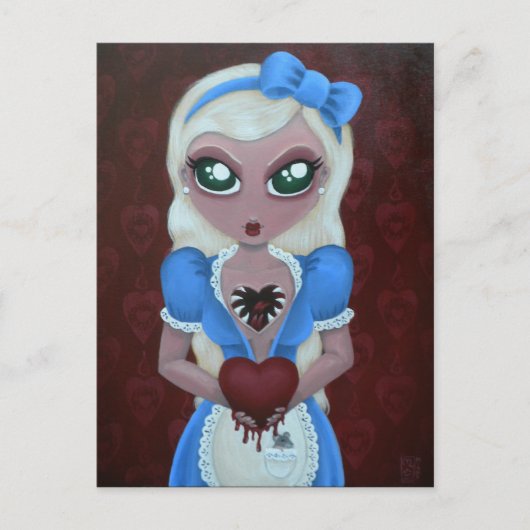 Carte Postale Essayez de toucher mon coeur (Devant)