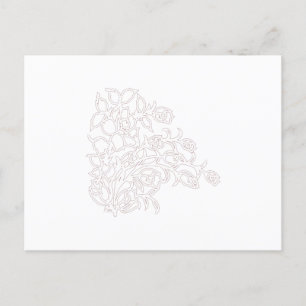 Carte Postale Essentiels de mariage élégant Été et toute l'ann