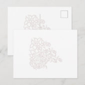 Carte Postale Essentiels de mariage élégants | Été et toutes sai (Devant / Derrière)