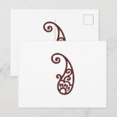 Carte Postale Essentiels de mariage élégants | Été et toutes sai (Devant / Derrière)