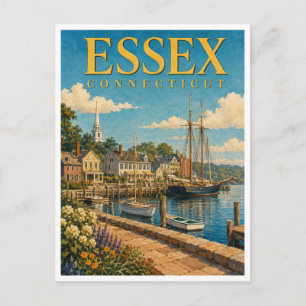 Carte Postale Essex Connecticut Essex Harbor GeoSaga