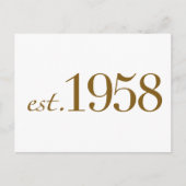 Carte Postale Est 1958 (Devant)