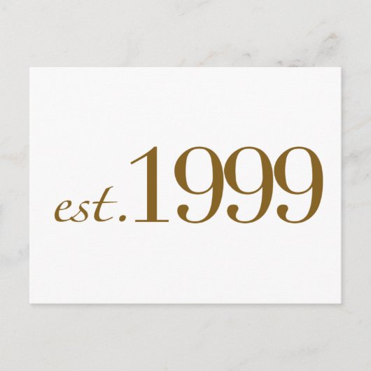 Carte Postale Est 1999 (Devant)