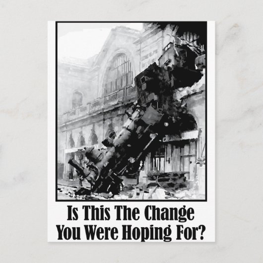 Carte Postale Est-Ce Le Changement Que Vous Espériez ? (Devant)