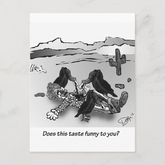 Carte Postale Est-ce que ce goût est drôle pour vous ? (Devant)