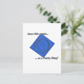 Carte Postale Est-ce que cela compte (Debout devant)