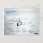 Carte Postale Est-Ce Que Quelque Chose D'Aussi Grand Est Arrivé  (Dos)