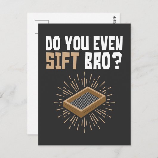 Carte Postale Est-Ce Que Vous Avez Même Siégé Bro Funny Archéolo (Devant / Derrière)