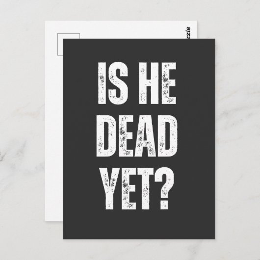 Carte Postale est-il encore mort ? (Devant / Derrière)