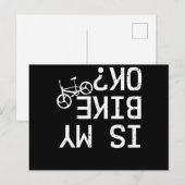 Carte Postale Est Mon Vélo Ok BMX Mountain Vélo Road Vélo (Devant / Derrière)