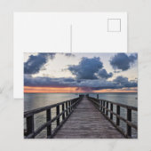 Carte Postale Estacade de la plage des dames (Devant / Derrière)