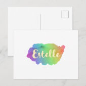 Carte Postale Estelle (Devant / Derrière)