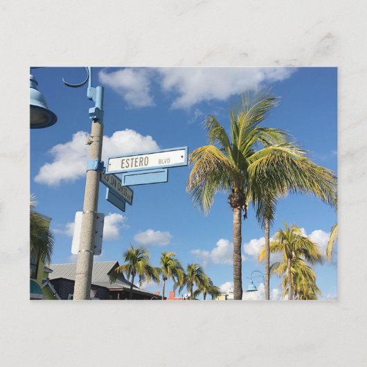 Carte Postale Estero Blvd, Fort Myers Beach, Floride (Devant)