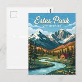 Carte Postale Estes Park Colorado (Devant / Derrière)