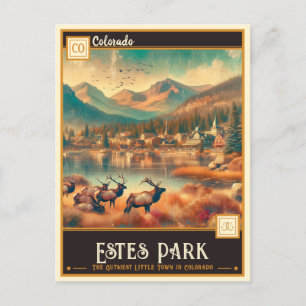 Carte Postale Estes Park, Colorado VINTAGE