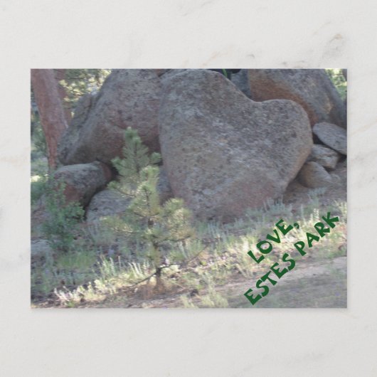 CARTE POSTALE ESTES PARK LOVE. (Devant)