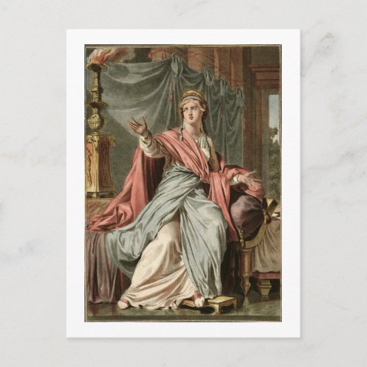 Carte Postale Esther, costume pour 'Esther' de Jean Racine, tiré (Devant)