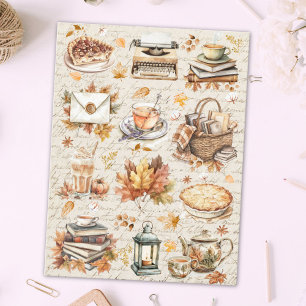 Carte Postale esthétique antique préférée d'automne vintage