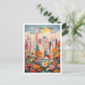 Carte Postale esthétique de voyage à New York (Debout devant)