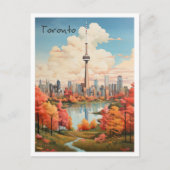 Carte Postale Esthétique de voyage Toronto Canada (Devant)