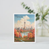 Carte Postale Esthétique de voyage Toronto Canada (Debout devant)