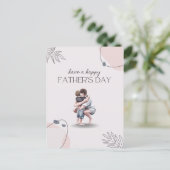 Carte Postale Esthétique Gris Moderne Ont Une Bonne Fête des pèr (Debout devant)