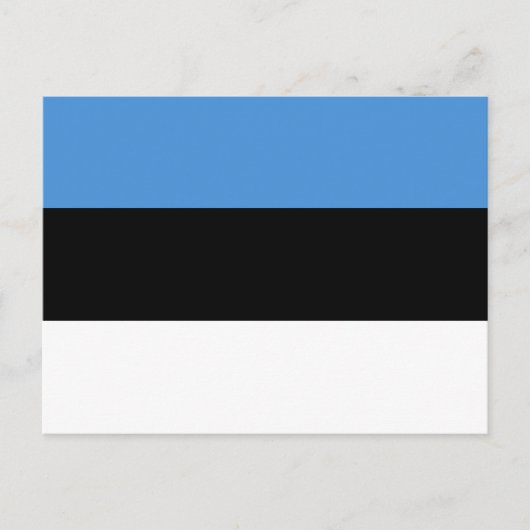Carte Postale Estonia (Estonian) Flag Postcard (Devant)