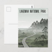 Carte Postale Estonia Lahemaa National Park Travel (Devant / Derrière)