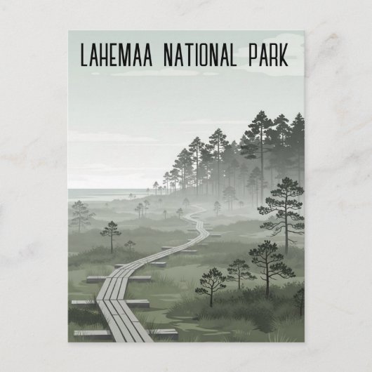 Carte Postale Estonia Lahemaa National Park Travel (Devant)