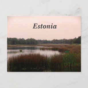 Carte Postale Estonie Campagne
