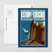 Carte Postale Estoril-Cascais au Portugal (Devant / Derrière)