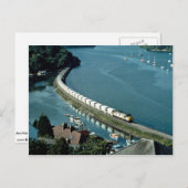 Carte Postale Estuaire de Fowey du Train de l'Argile de Chine à  (Devant / Derrière)