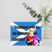 Carte Postale Esturgeon : L'Ecosse sera un pays indépendant... (Debout devant)