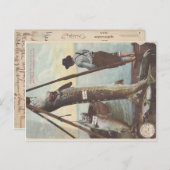 Carte postale Esturgeon & Saumon Catch (Devant / Derrière)