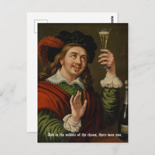 Carte Postale Et au milieu du chaos, vous étiez (Devant / Derrière)