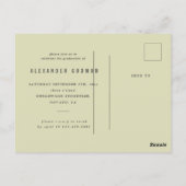 Carte Postale Et donc l'aventure continue l'invitation (Dos)