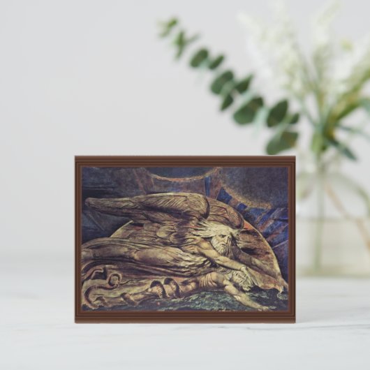 Carte Postale Et Elohim A Créé Adam Par William Blake (Debout devant)