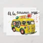 Carte Postale Et la caravane passe ! (Devant / Derrière)