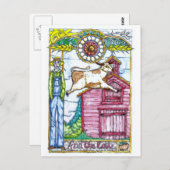 Carte Postale Et La Vache (Devant / Derrière)