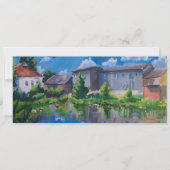Carte postale et œuvre d'art représentant un paysa (Devant)